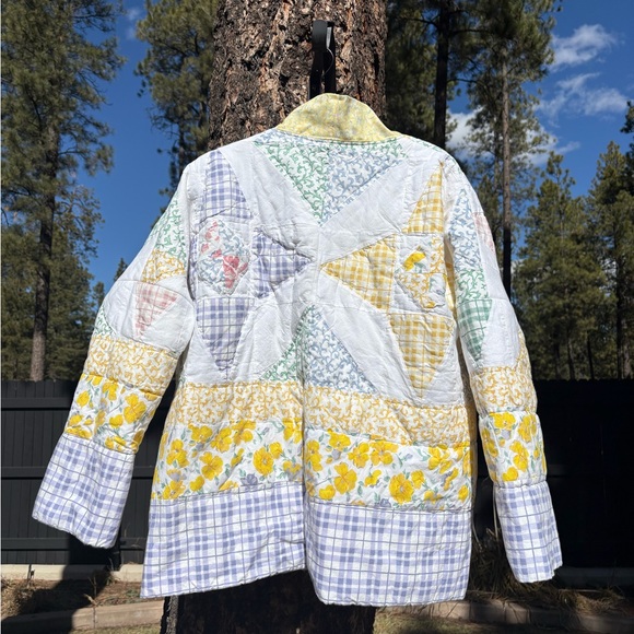 Handmade Homemade Patchwork Quilted Jacket - Picture 7 of 9